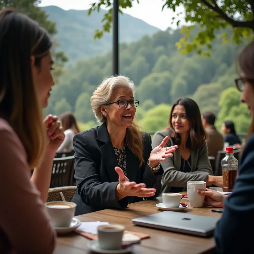 Creative team at work